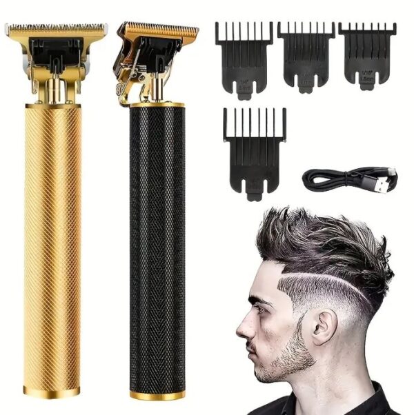 Maquina de pelar eléctrica, cortadora de cabello inalámbrica, para corte de cabello, cortadora profesional, recargable por USB