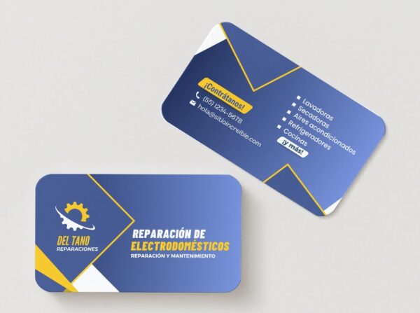 Tarejetas para Negocios con bordes redondeados - Imagen 2